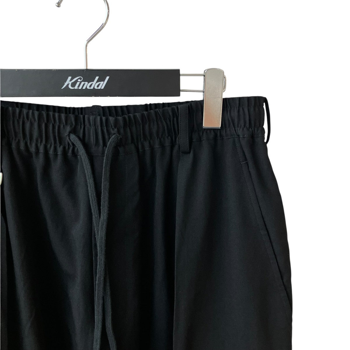 24SSWASHER FINISHED WOOL GABARDINE STUDS SLIM SAROUEL PANTSサルエルパンツUY-P17-101