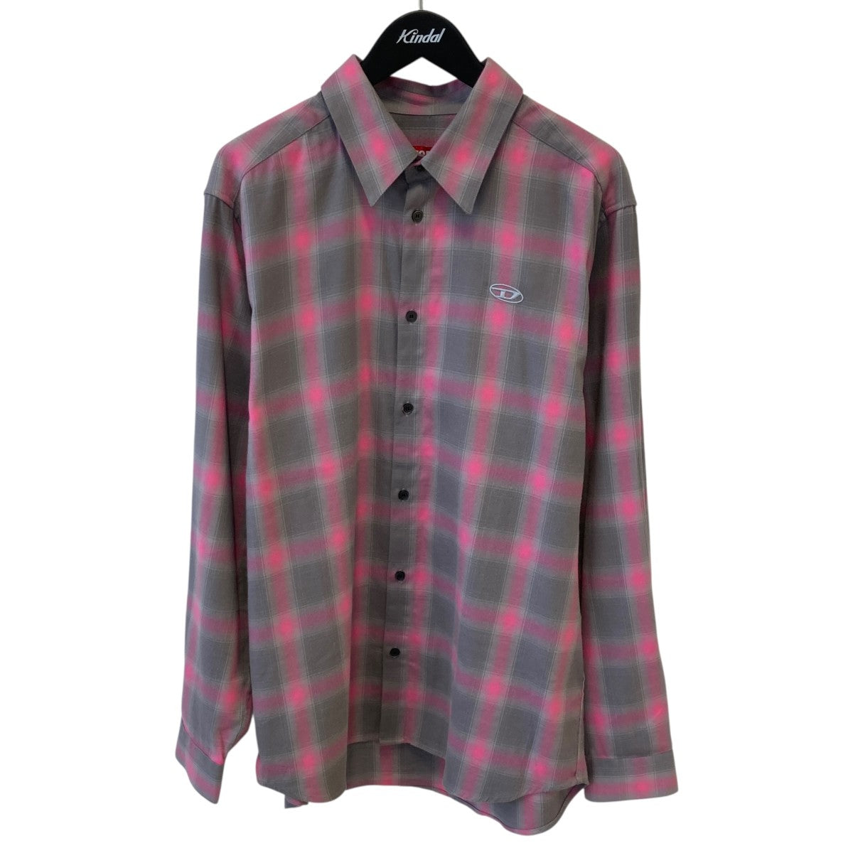 DIESEL S-SIMPLY-CHECK-HGBT長袖シャツA18502 古着・中古-1枚目のアイテム画像
