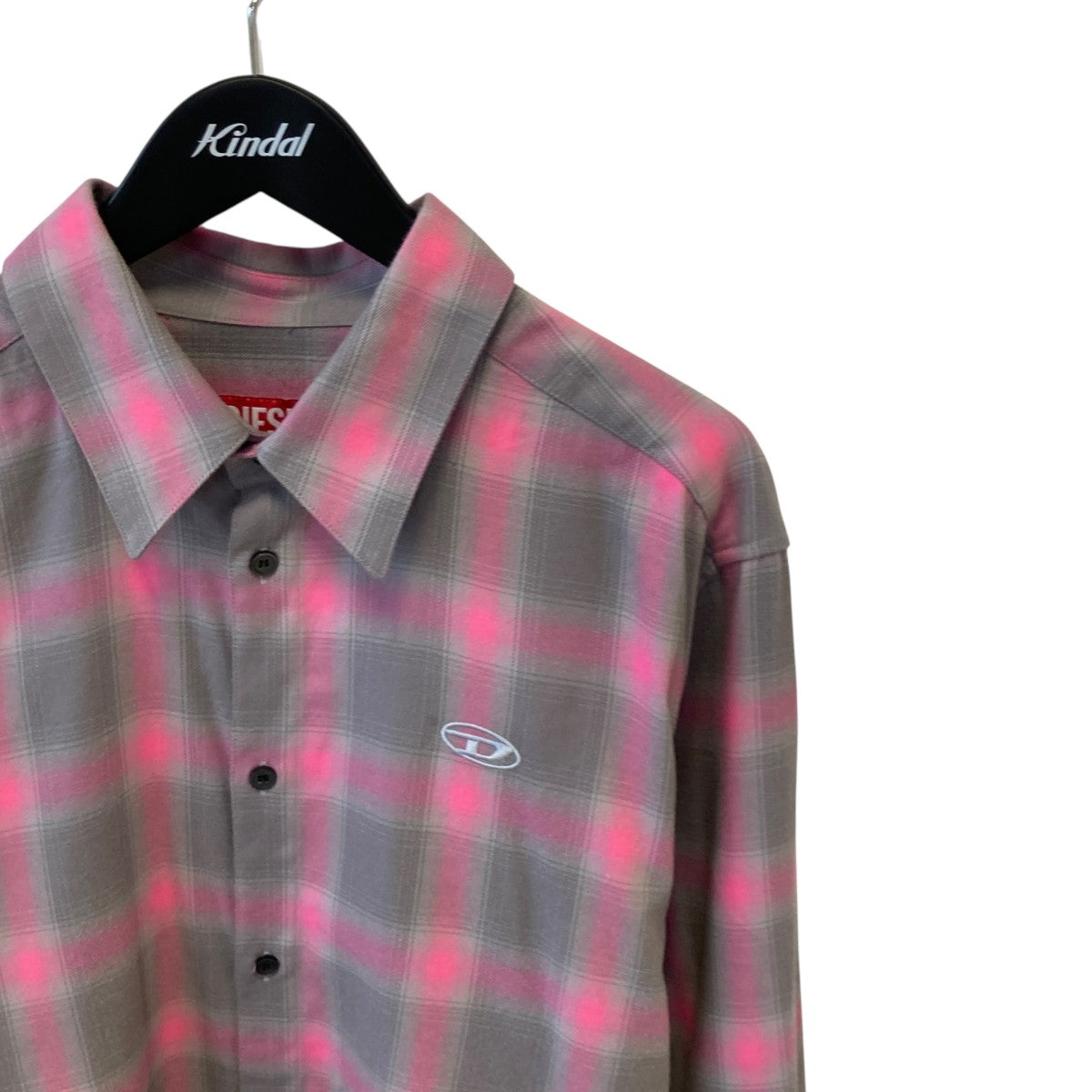 DIESEL S-SIMPLY-CHECK-HGBT長袖シャツA18502 古着・中古-3枚目のアイテム画像