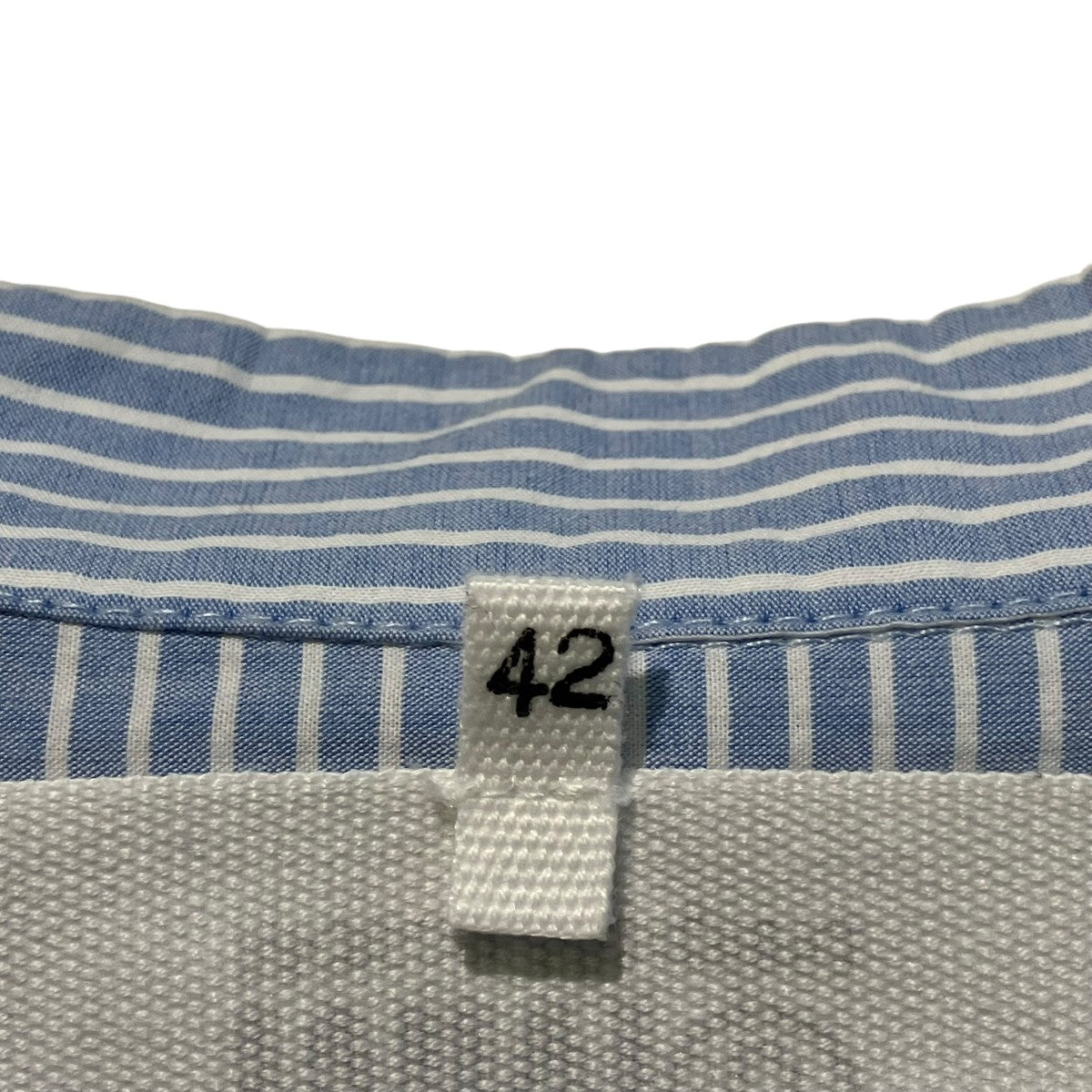 MM6 Maison Margiela 19SSストライプロングスリーブシャツワンピースS52CT0389 古着・中古-5枚目のアイテム画像