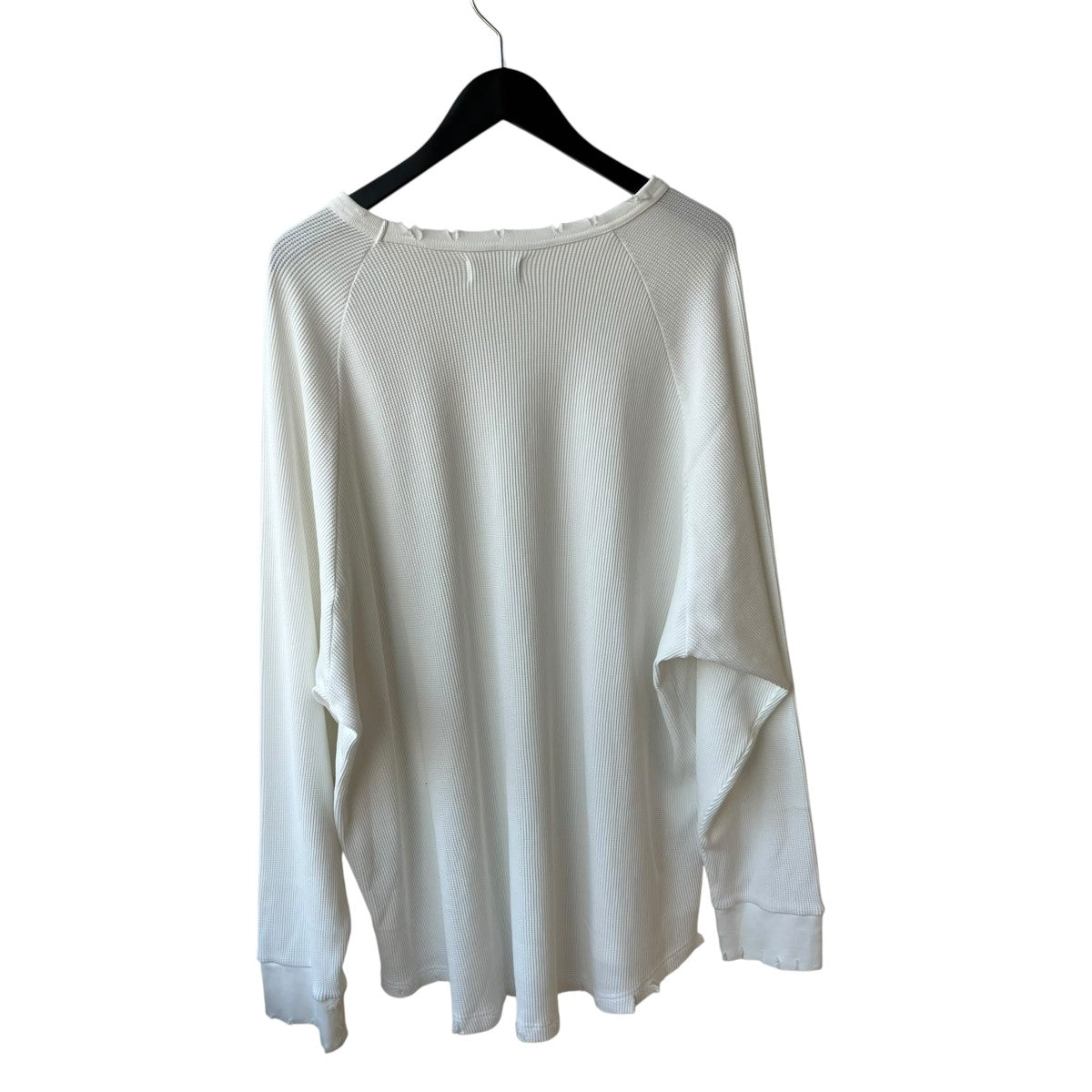 STUDIOUS別注 18G Garment Dye Waffle Damageサーマルカットソーtb25a-003