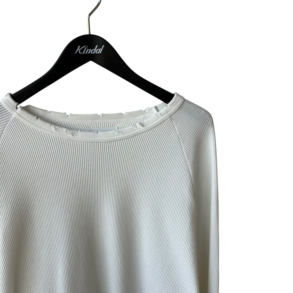 STUDIOUS別注 18G Garment Dye Waffle Damageサーマルカットソーtb25a-003