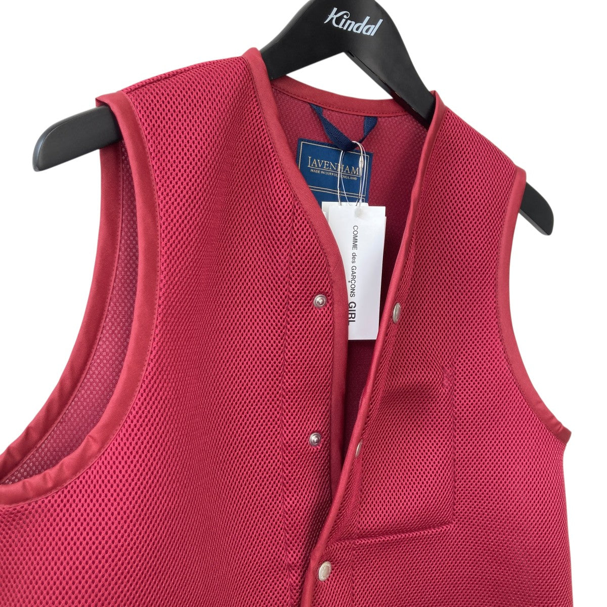 COMME des GARCONS GIRL×LAVENHAM メッシュベストNO-V521 古着・中古-3枚目のアイテム画像
