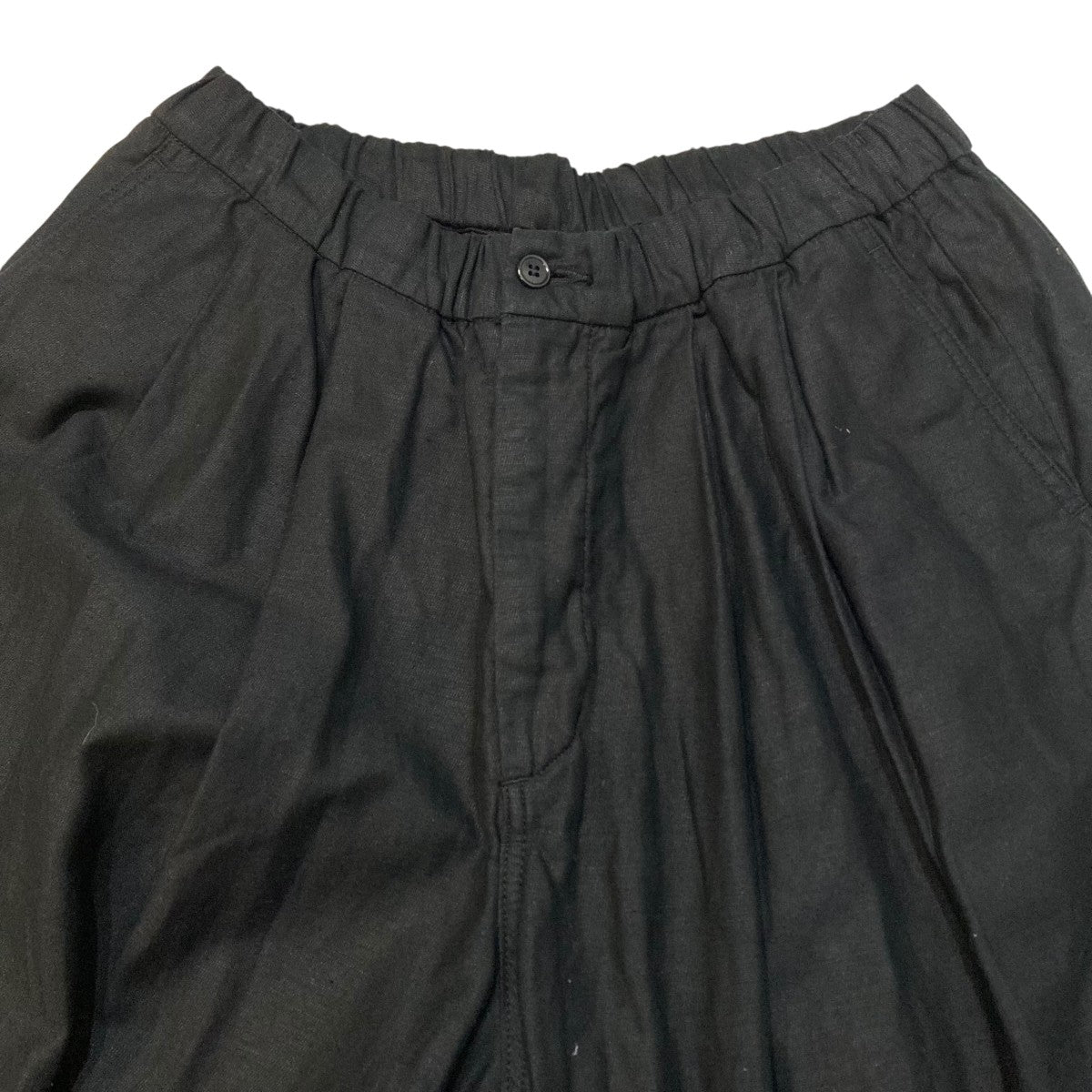 Cotton Linen Moleskin Two Tuck Easy PantsイージーパンツGM241-40090