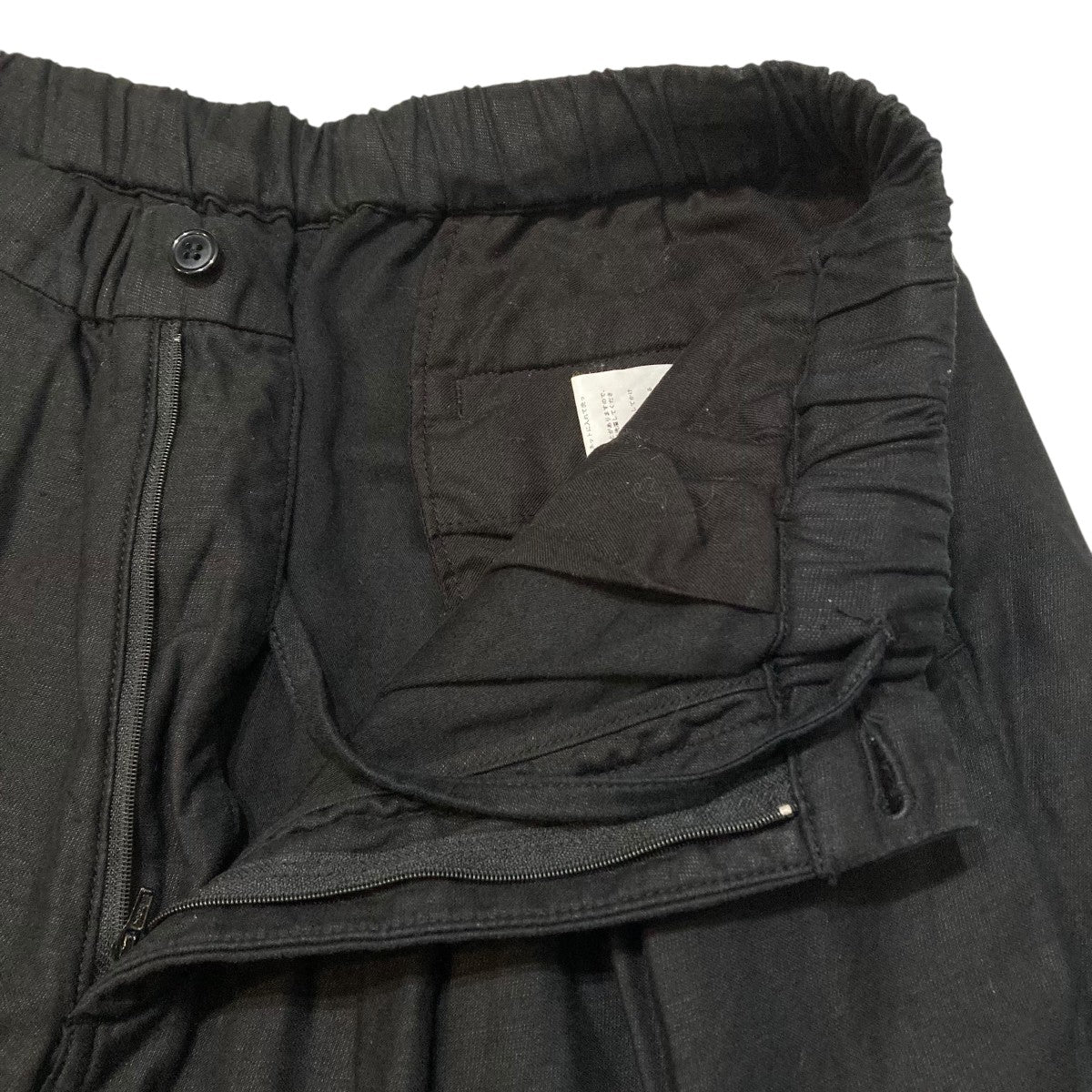 Cotton Linen Moleskin Two Tuck Easy PantsイージーパンツGM241-40090