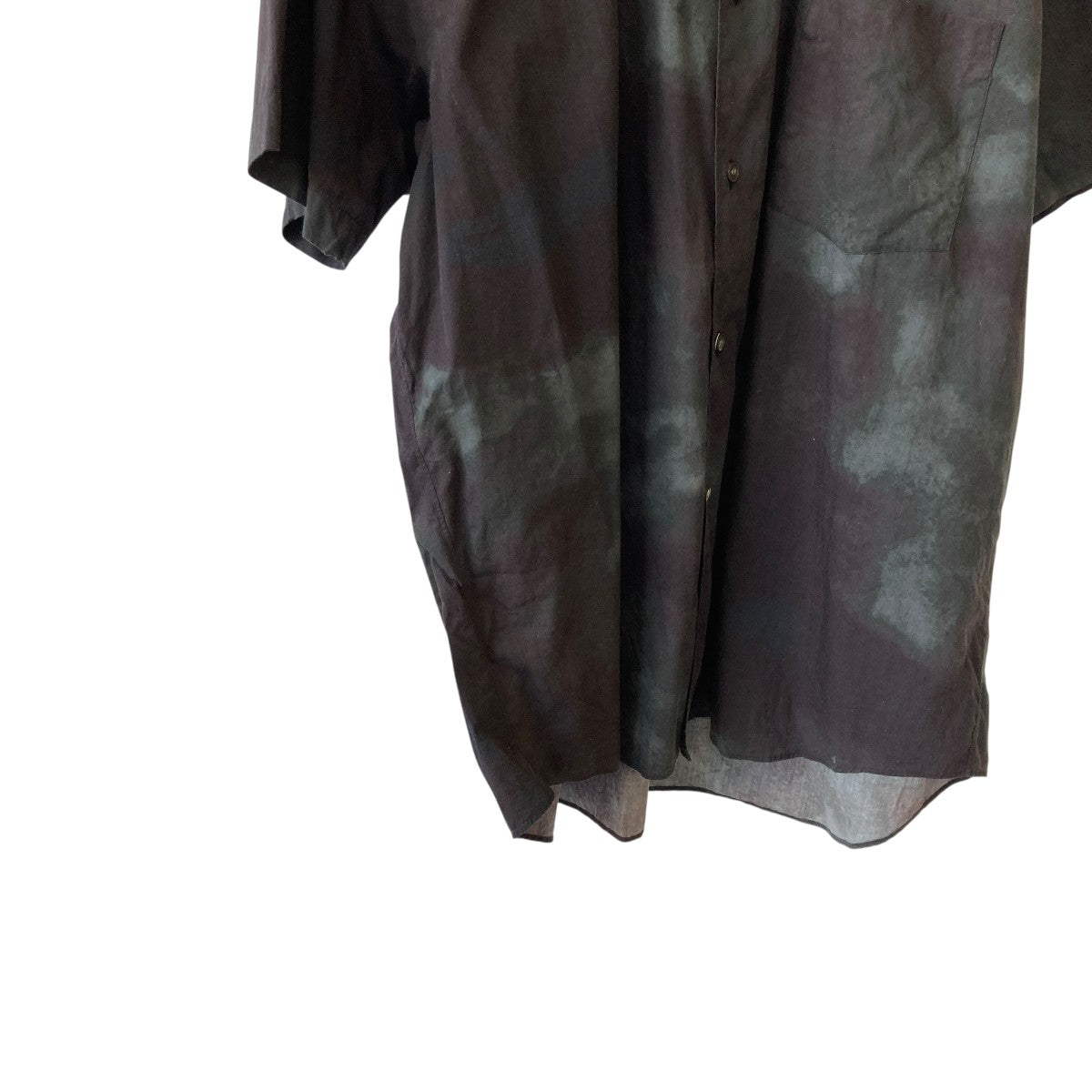 COMME des GARCONS SHIRT 22SScotton poplin with tie and die print半袖シャツFI-B031 古着・中古-4枚目のアイテム画像