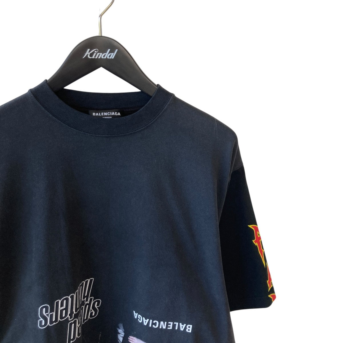 BALENCIAGA 22SSSpeed Hunter Upside Down Oversized半袖Tシャツ698811 TMVC9 古着・中古-3枚目のアイテム画像