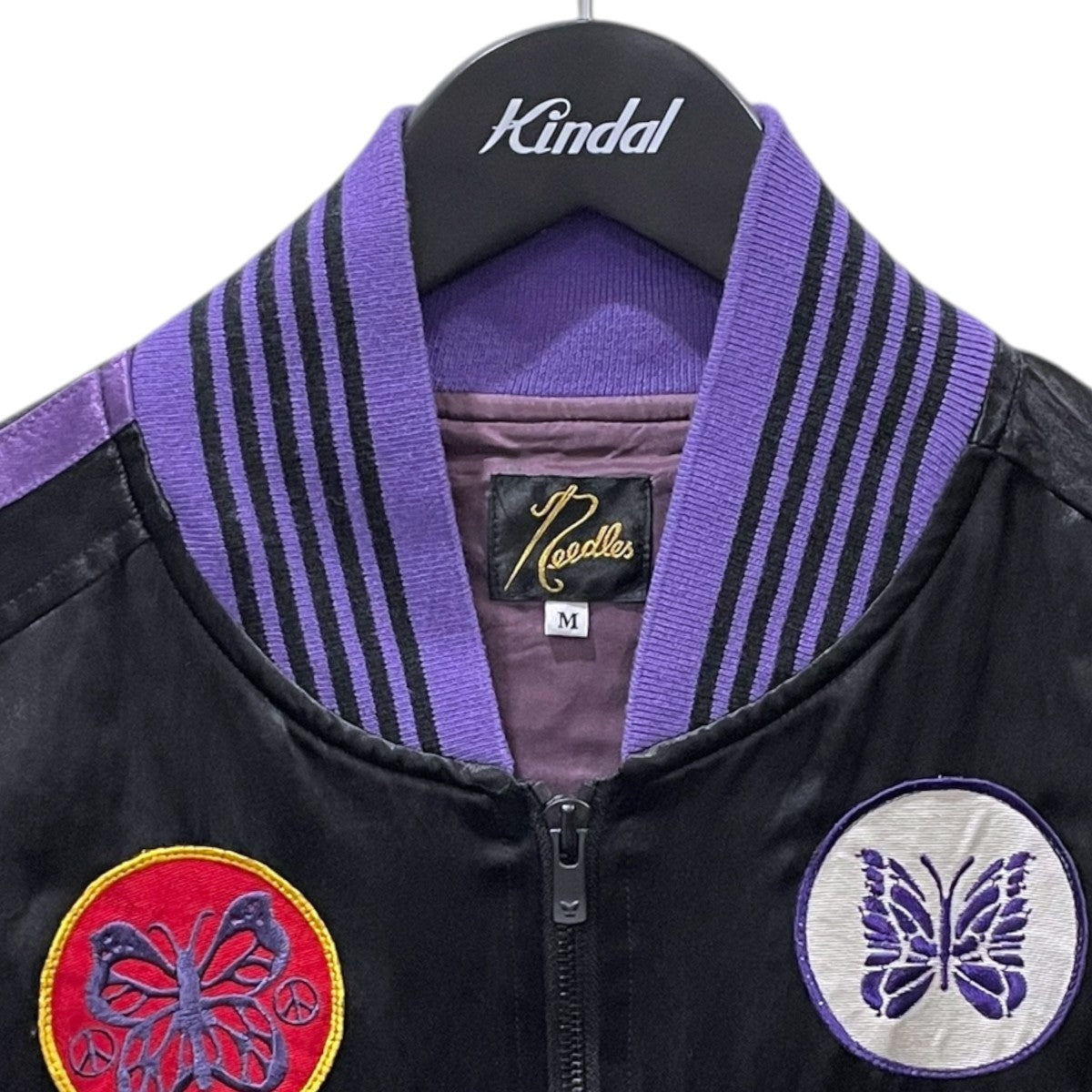 23SS ジップアップサテンジャケット Award Jacket - Acetate Sateen アワードジャケット アセテートサテン MR195