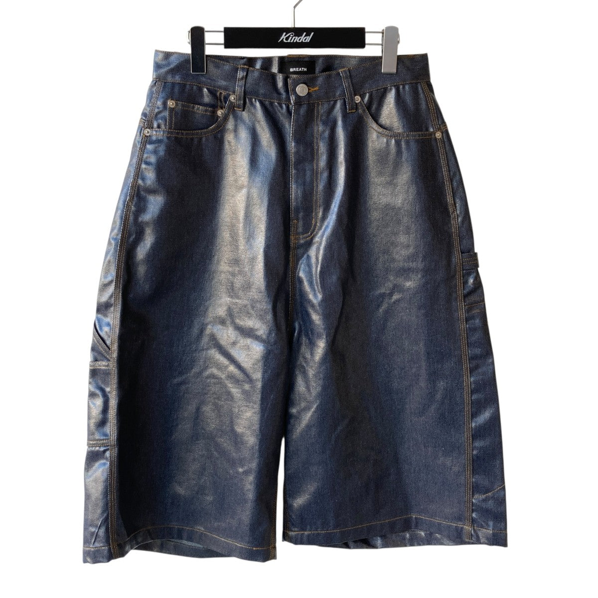 BREATH COATING SHINY RIGID DENIM SHORTSデニムパンツBR26SS-P1021 古着・中古-1枚目のアイテム画像