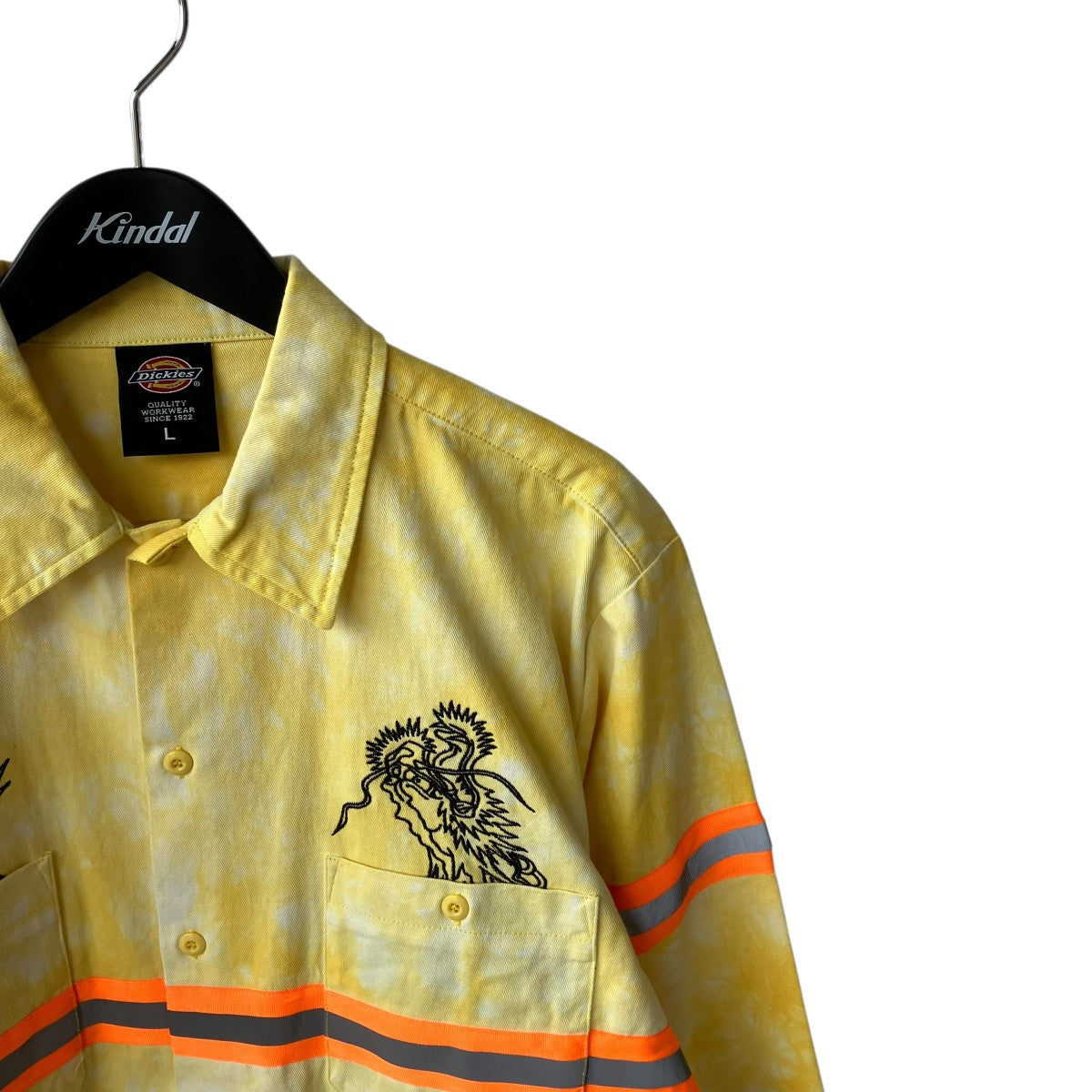 Dickies×CLOT ワークシャツCLSH9DK002YELL 古着・中古-3枚目のアイテム画像