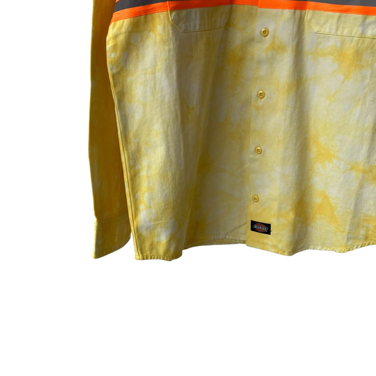 Dickies×CLOT ワークシャツCLSH9DK002YELL 古着・中古-4枚目のアイテム画像