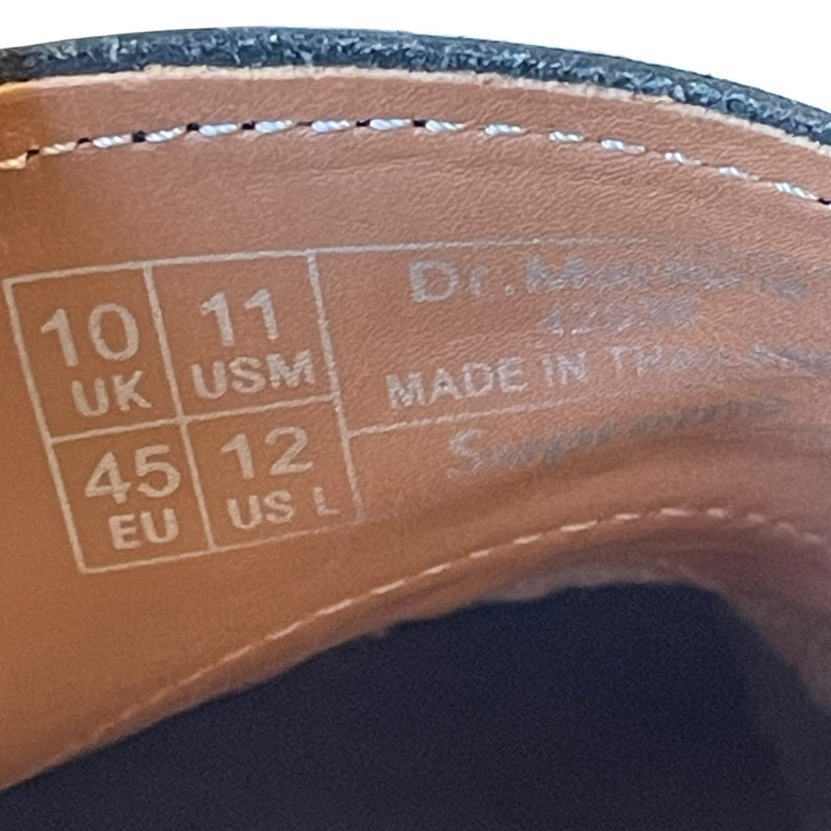 Supreme×Dr．Martens 25AW1461 SUPREME SKULL 3-Eye Shoeレザーシューズ42936001 古着・中古-6枚目のアイテム画像