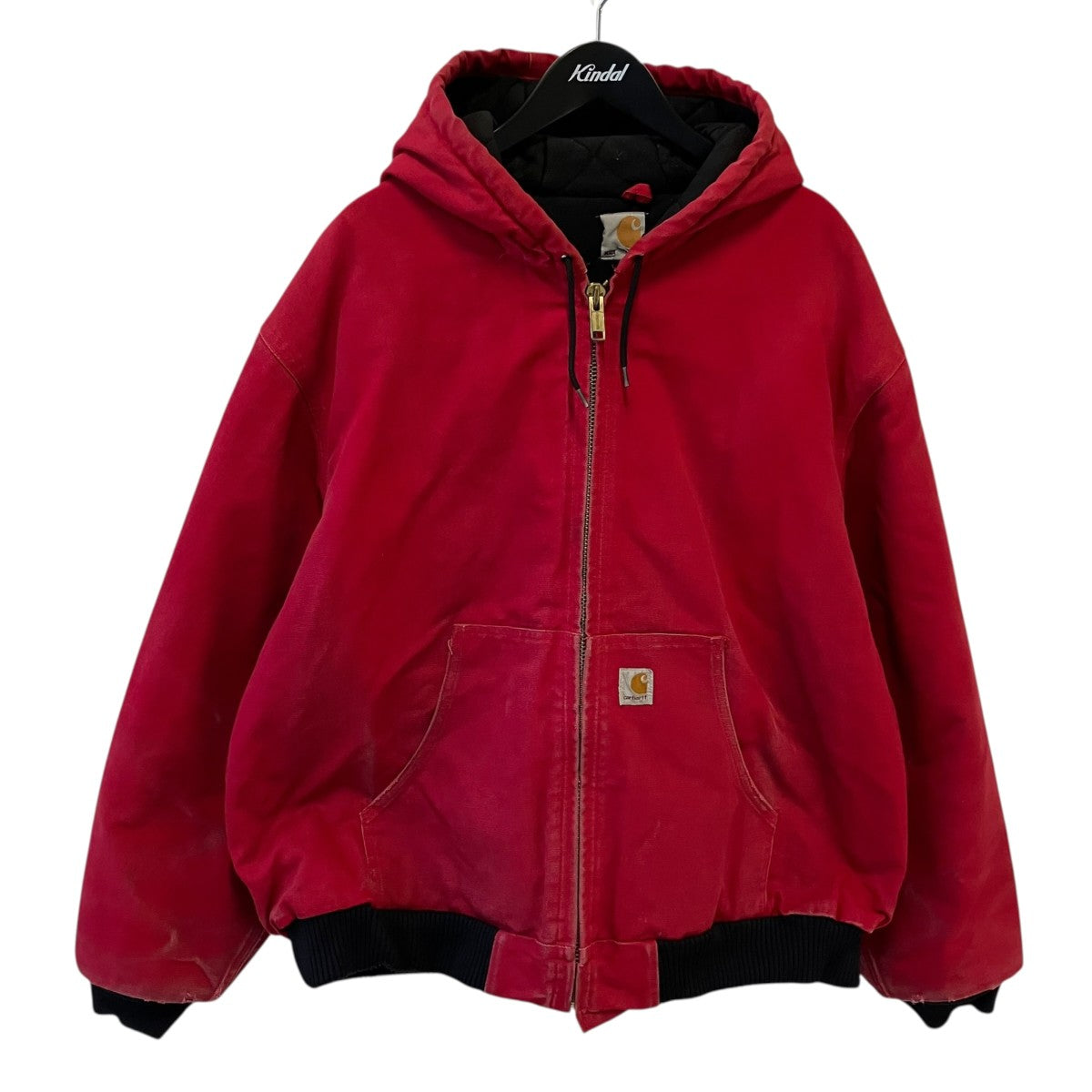CarHartt usa製ジャケットj140 red 古着・中古-1枚目のアイテム画像