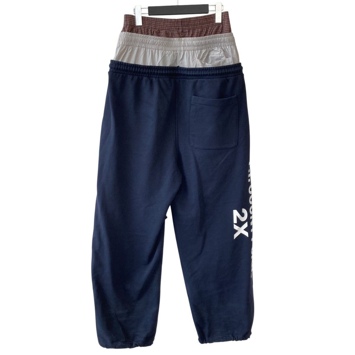 protocol index 26SS3 LAYERED SWEATPANTSレイヤード スウェットパンツ 古着・中古-2枚目のアイテム画像