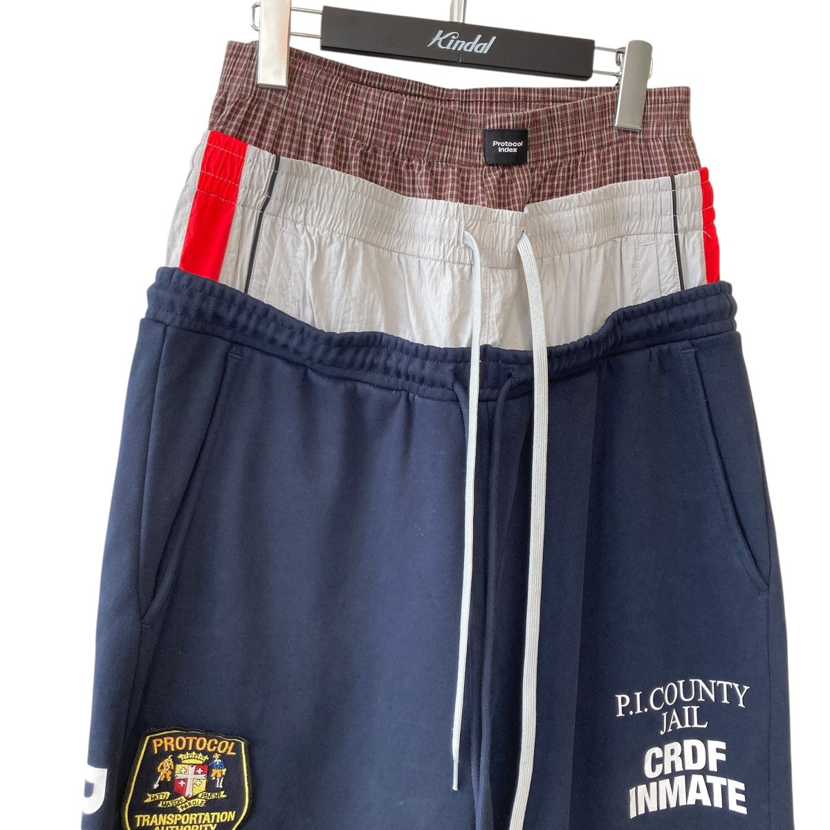 protocol index 26SS3 LAYERED SWEATPANTSレイヤード スウェットパンツ 古着・中古-3枚目のアイテム画像