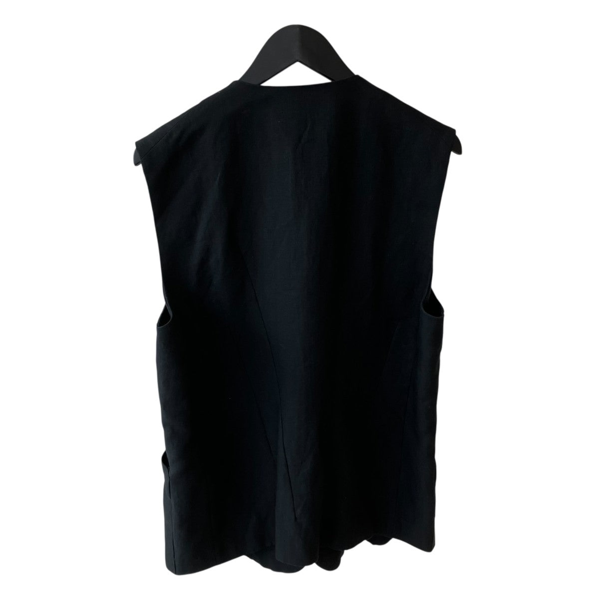 sulvam 20SSLinen No Sleeve JakcetノースリーブジャケットSL-V02-200 古着・中古-2枚目のアイテム画像