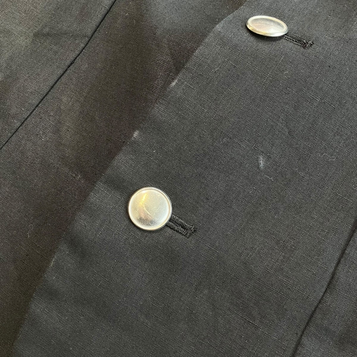 sulvam 20SSLinen No Sleeve JakcetノースリーブジャケットSL-V02-200 古着・中古-7枚目のアイテム画像