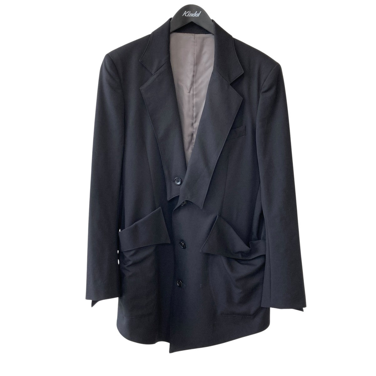 sulvam 21AWGabardine Semilong JacketテーラードジャケットSO-J02-100 古着・中古-1枚目のアイテム画像