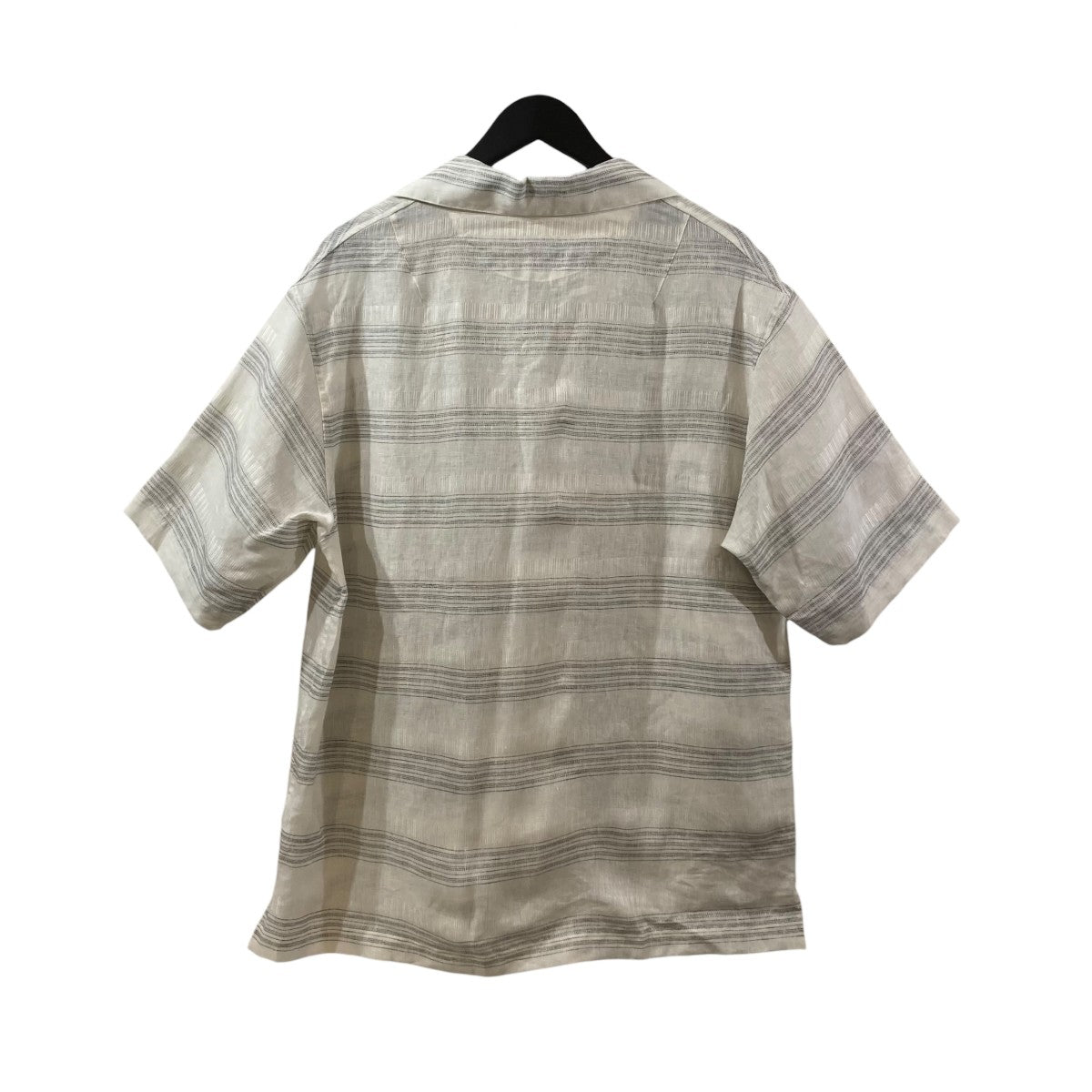 26SSMULTI STRIPED SHARK COLLAR SHIRT半袖シャツUSH70-LA239-B