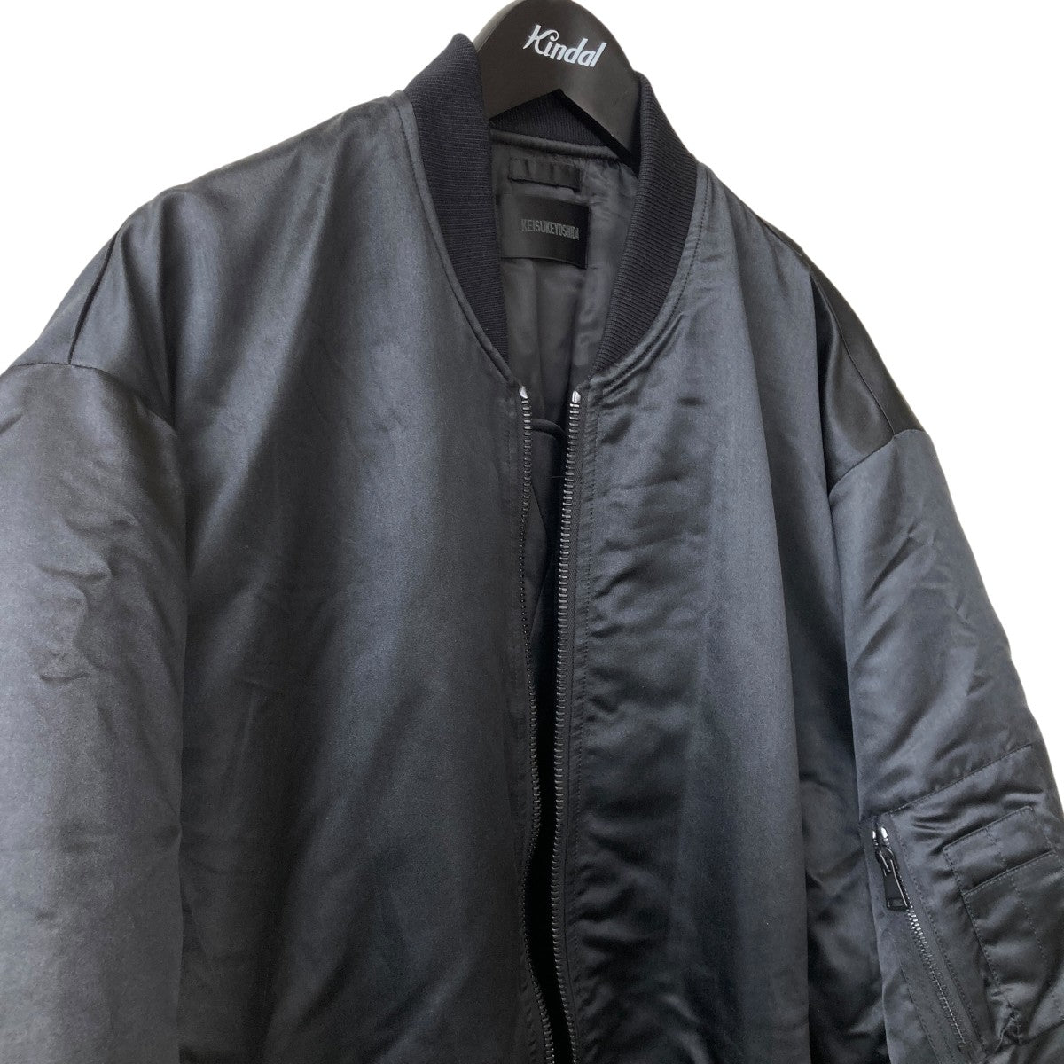 Silk Facing Bomber JacketジップジャケットKYB53FC008