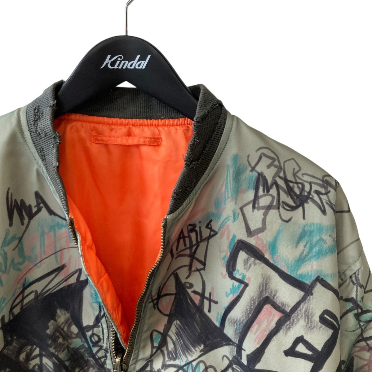 MOWALOLA graffiti bomber jacketMA-1ジャケット 古着・中古-3枚目のアイテム画像