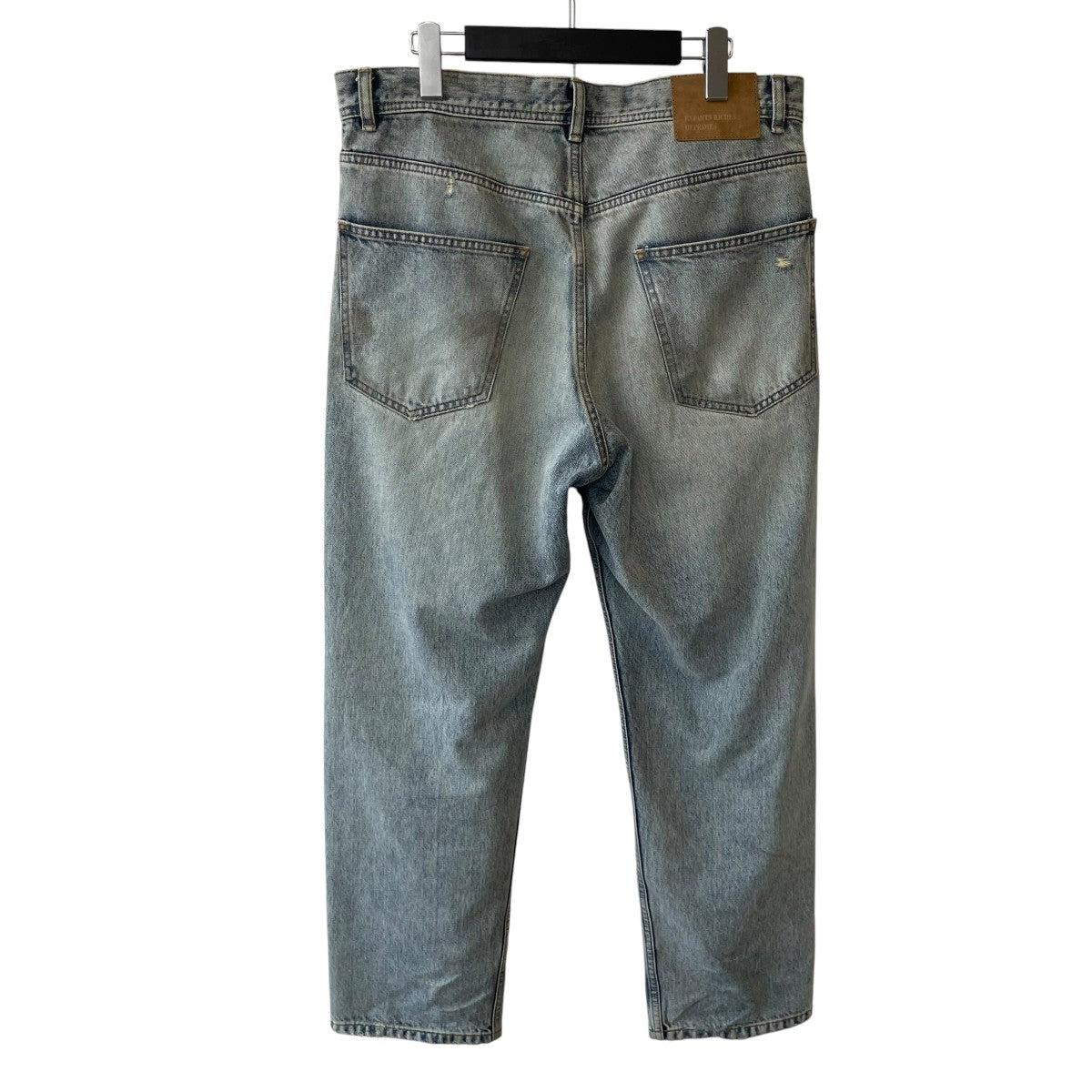 25AWBAGGY JEANSダメージ加工デニムパンツ