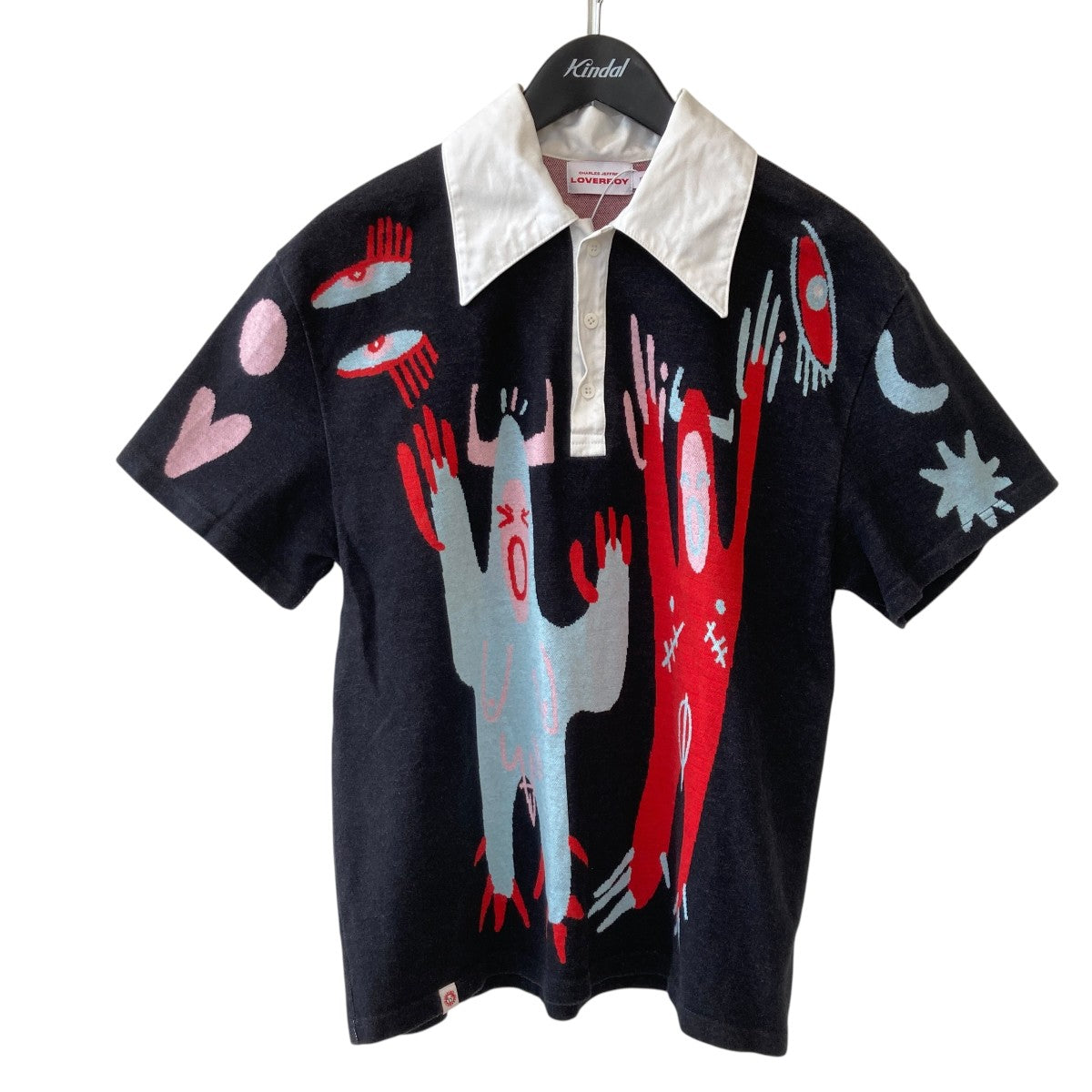 CHARLES JEFFREY LOVERBOY 半袖ポロシャツ 古着・中古-1枚目のアイテム画像