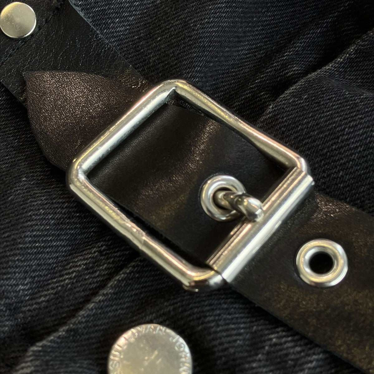 JOHN LAWRENCE SULLIVAN 20AWFRONT SIDE BELTED DENIM JACKETデニムジャケット1B013-0320-34 古着・中古-7枚目のアイテム画像