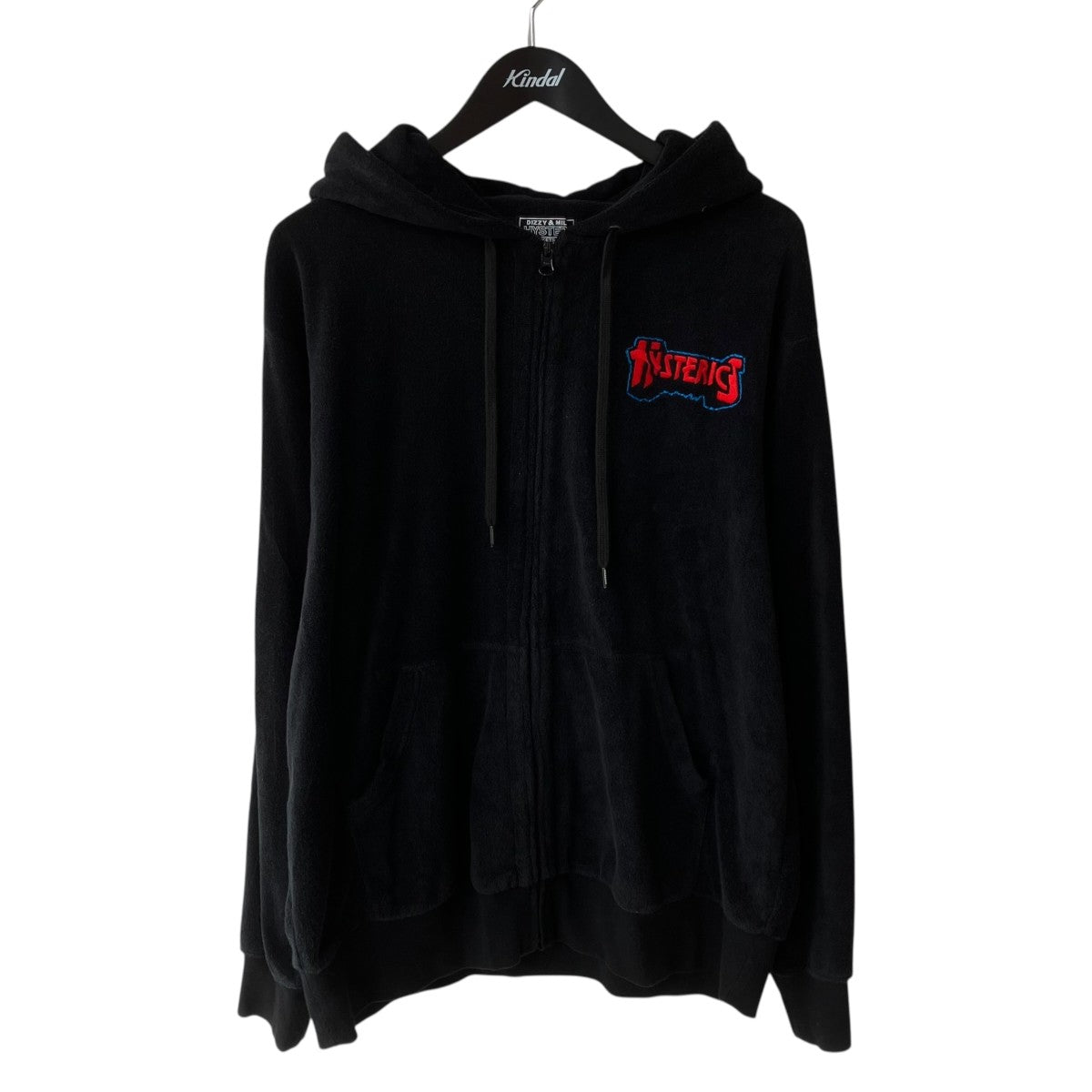 Hysteric Glamour BAD ASS MAMA刺繍ジップパーカー02251CF04 古着・中古-1枚目のアイテム画像