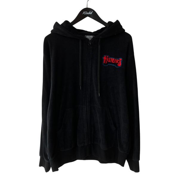 HYSTERIC GLAMOUR パーカー Mサイズ ブラック Hysteric Glamour(ヒステリックグラマー) BAD ASS MAMA刺繍ジップ