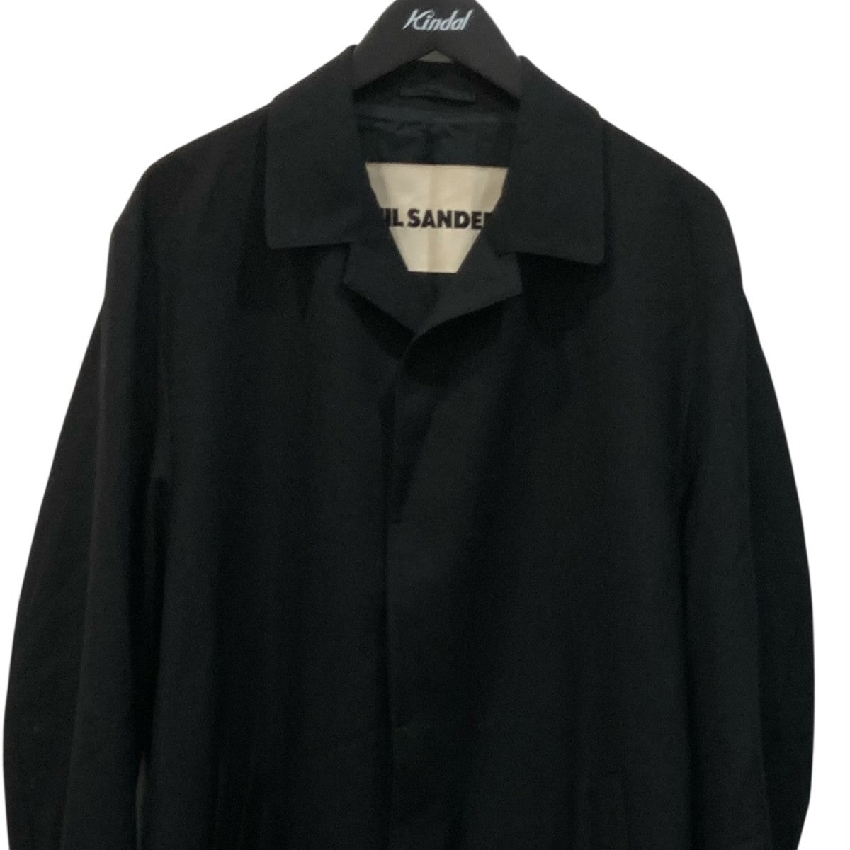 【サイズ46】JIL SANDERジルサンダー　 ステンカラーコート JIL SANDER(ジルサンダー) ステンカラーコート ブラック サイズ 46