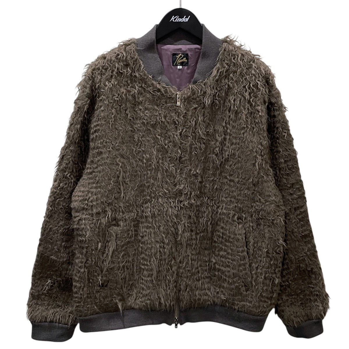 22AW ジップアップボアジャケット B．B． JACKET - ACRYLIC WAVE FUR ベースボールジャケット アクリルウェーブファー LQ106
