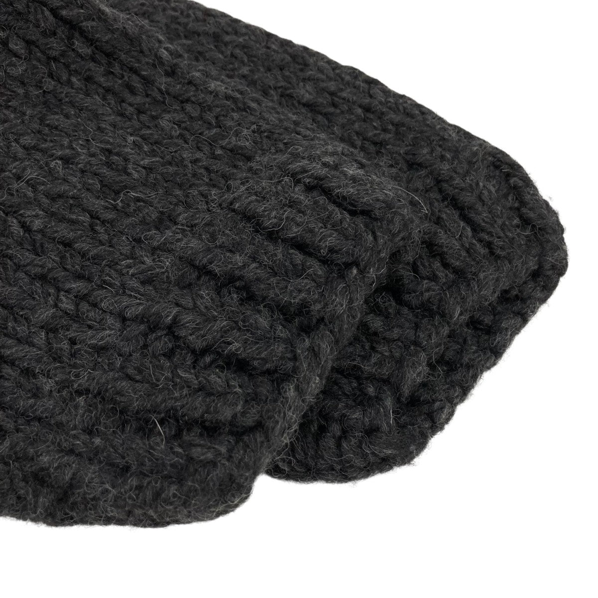 Wool Hand Knitted CROPPED CARDIGANニットカーディガンFU-O-KT005