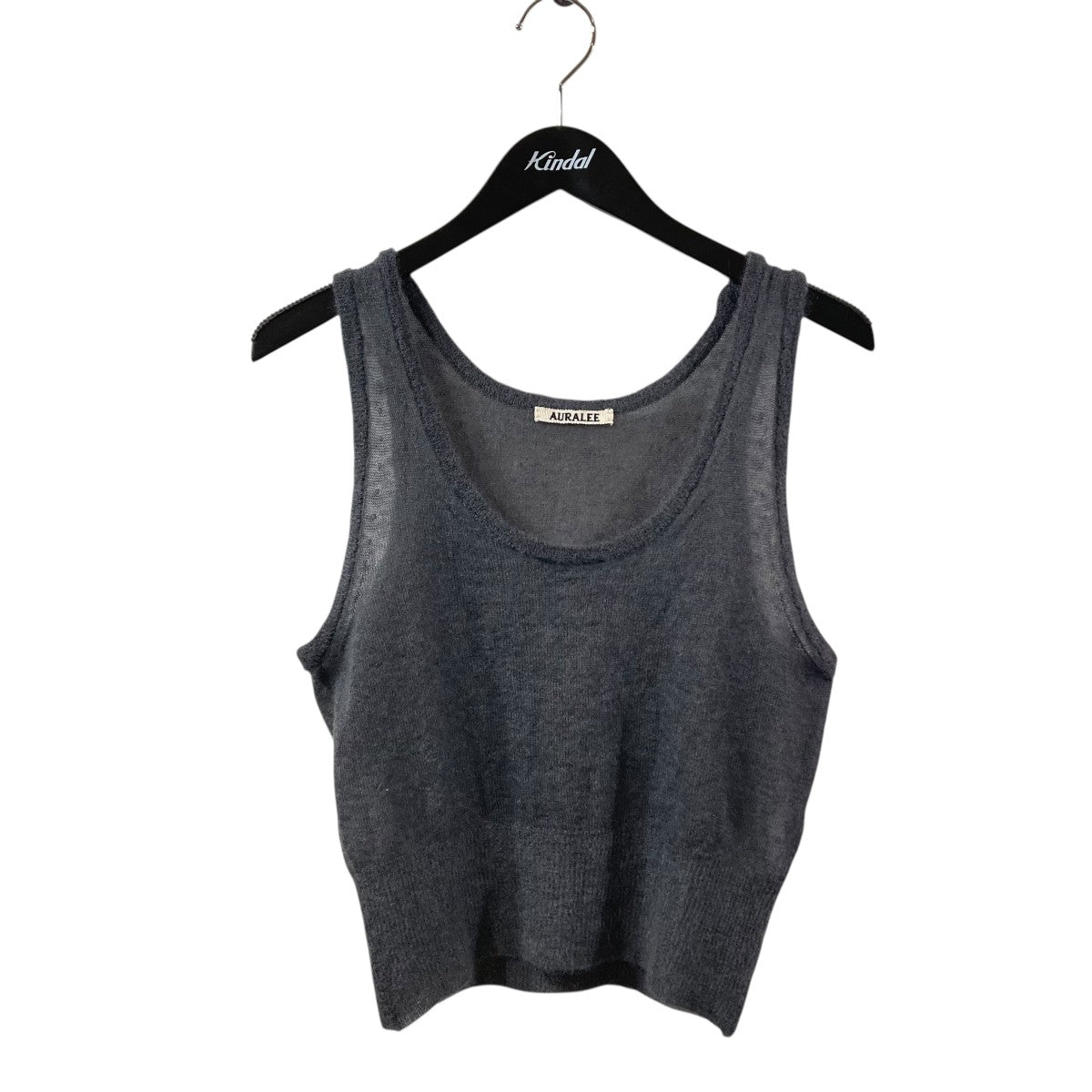KID MOHAIR SHEER KNIT TANKキッドモヘヤニットタンクトップA24ST05FG