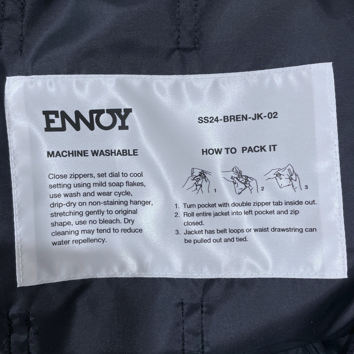 24SS パッカブル ナイロンジャケット PACKABLE NYLON JACKET SS24BRENJK02LP