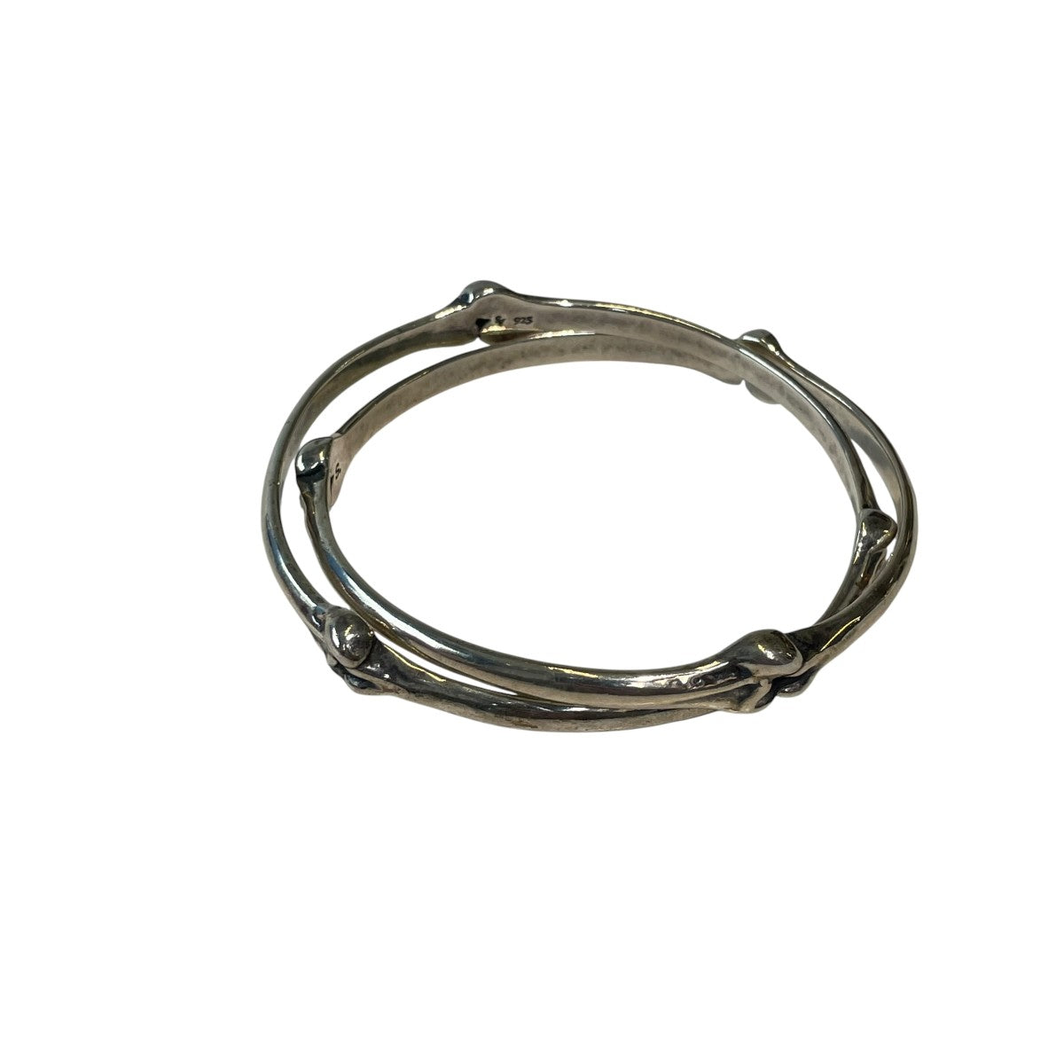 bone shaped dual cuff．(small type)バングルsa.0007AW25