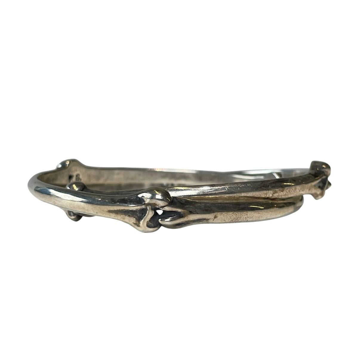bone shaped dual cuff．(small type)バングルsa.0007AW25