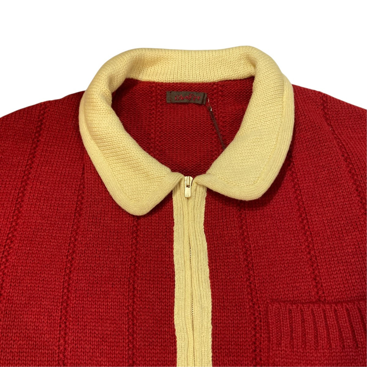 obafer WOOL ZIP JACKETニットジャケット2557 古着・中古-3枚目のアイテム画像