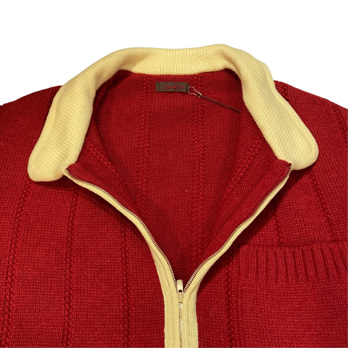 obafer WOOL ZIP JACKETニットジャケット2557 古着・中古-4枚目のアイテム画像