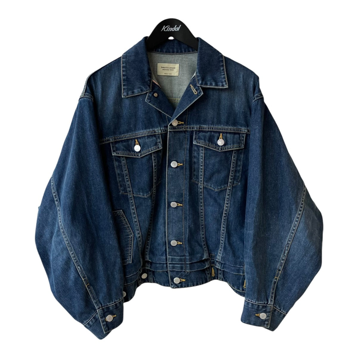 beautiful people double-end selvedge denimblouson vintageデニムジャケット1626102026 古着・中古-1枚目のアイテム画像
