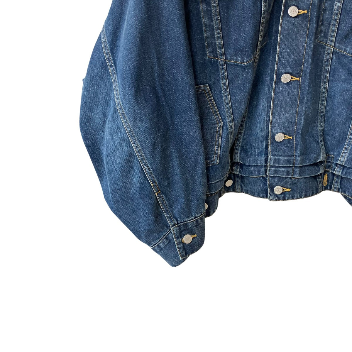 beautiful people double-end selvedge denimblouson vintageデニムジャケット1626102026 古着・中古-4枚目のアイテム画像