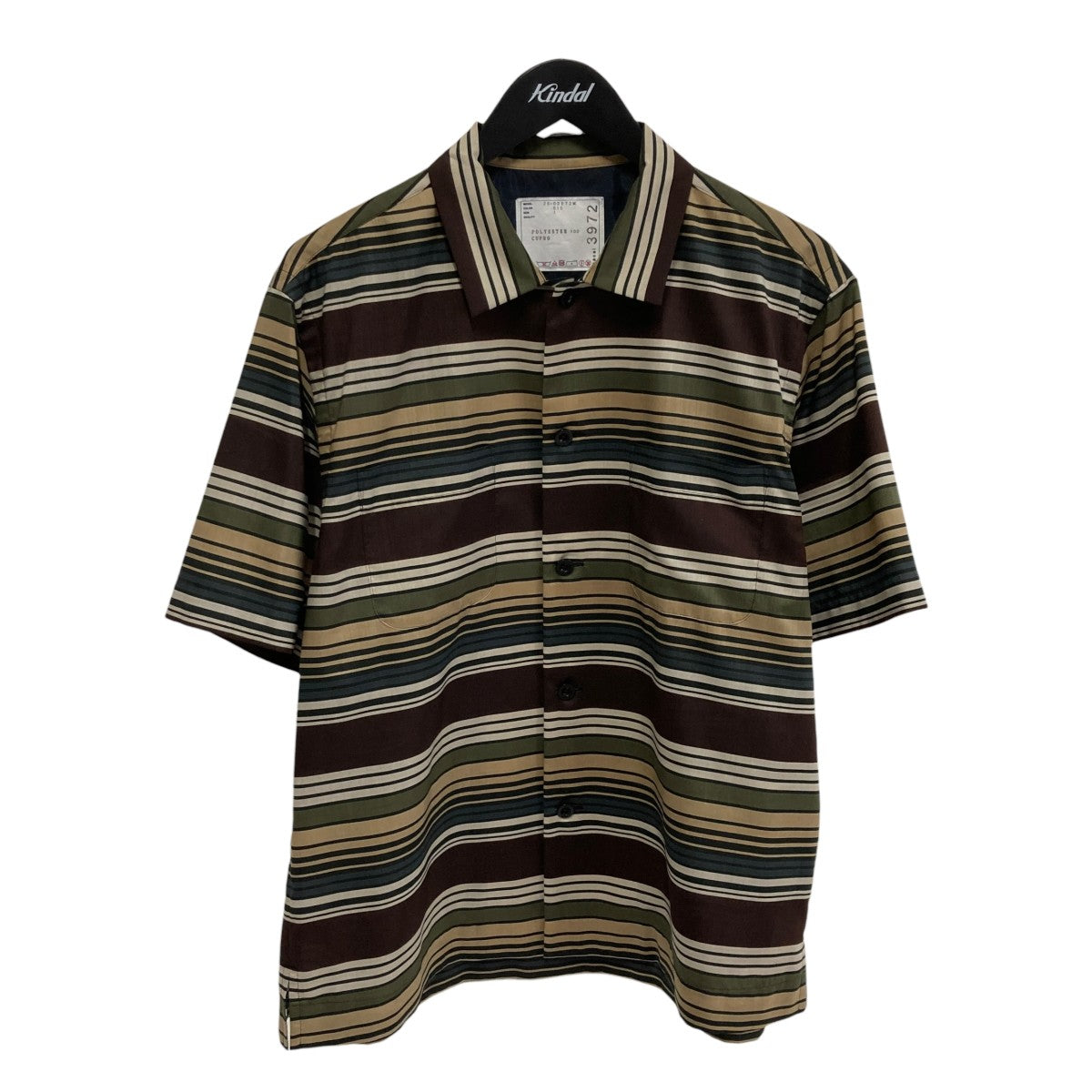 Horizontal Stripe Shirt半袖シャツ26-03972M