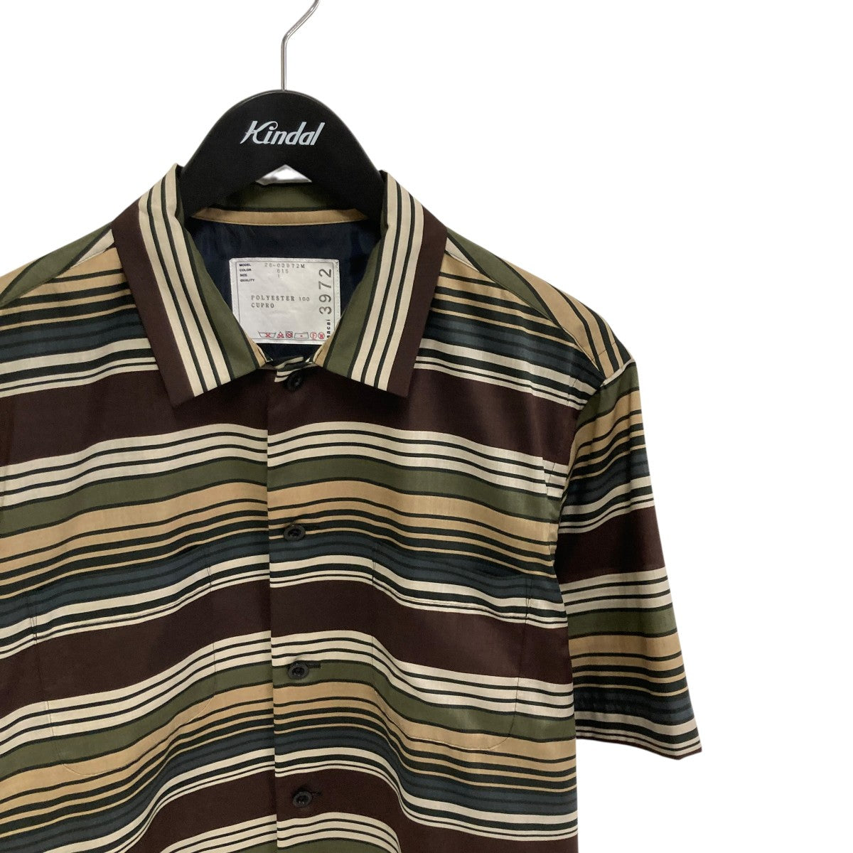 Horizontal Stripe Shirt半袖シャツ26-03972M