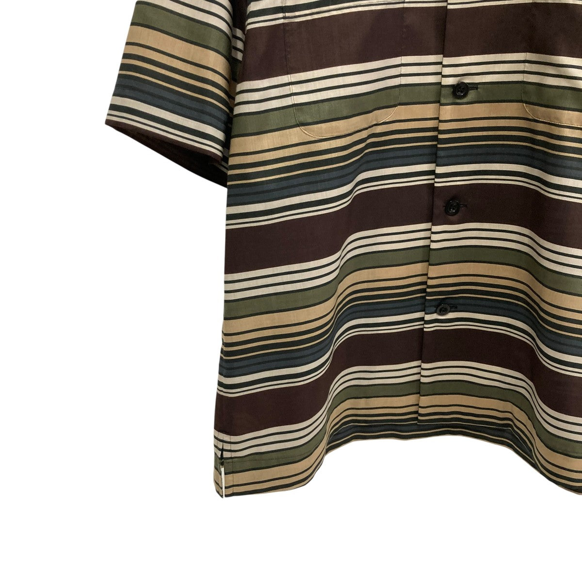 Horizontal Stripe Shirt半袖シャツ26-03972M