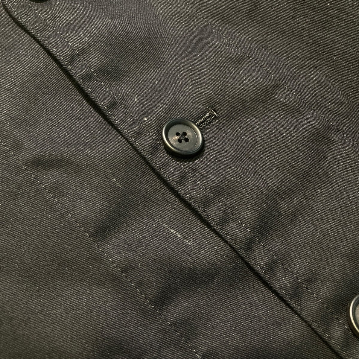 COTTON TWILL GATHERED POCKET VESTベストUQ-V02-001