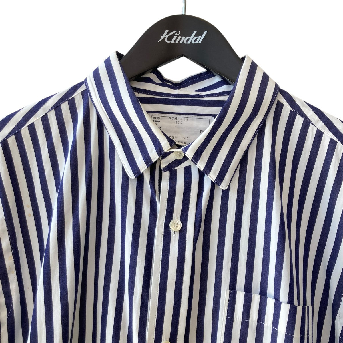 Cotton Poplin Shirt長袖シャツSCM-241