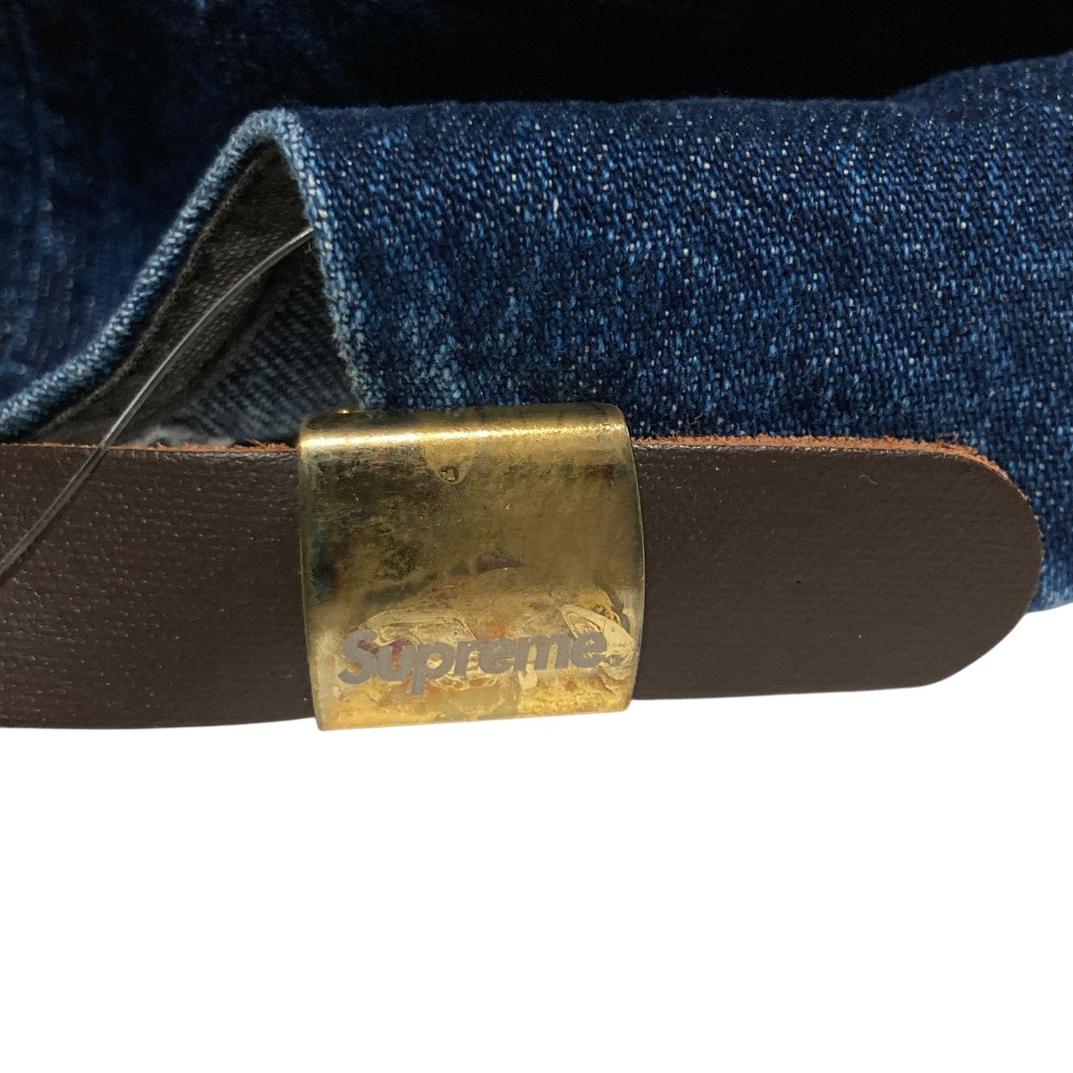 Supreme WASHED DENIM S LOGO 6-PANELデニムキャップ 古着・中古-5枚目のアイテム画像