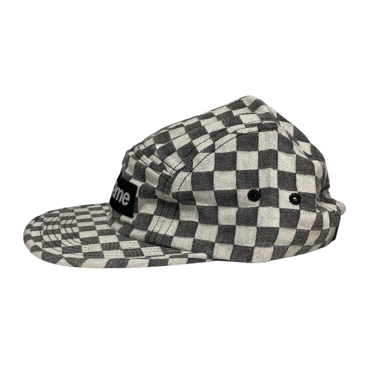 Supreme 18SSCHECKBOARFD CAMP CAPチェッカーフラッグキャップ 古着・中古-2枚目のアイテム画像