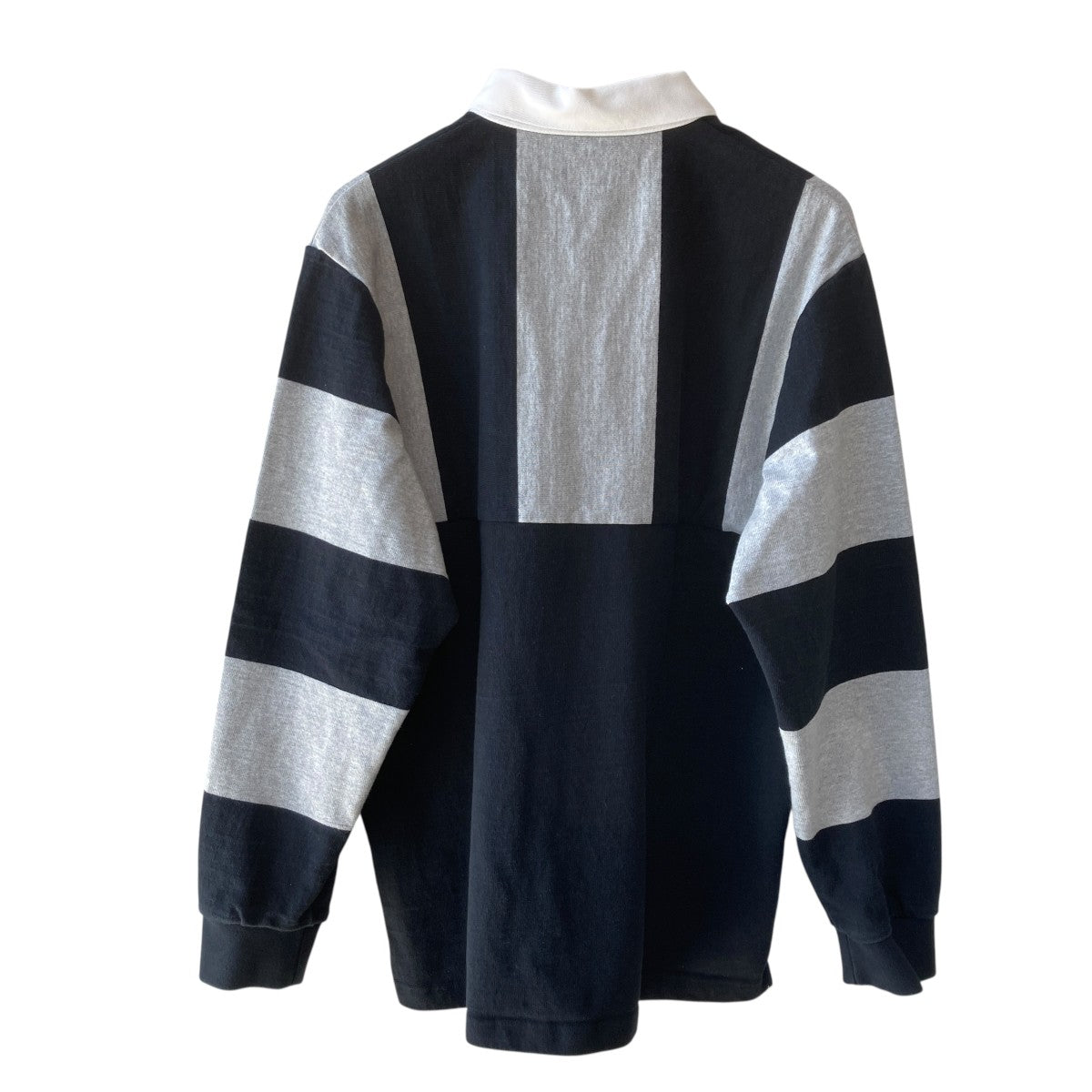 Supreme ラガーシャツ M ネイビー/ホワイト　rugby shirt Supreme×PLAY BOY 17AWPLAYBOY RUGBY SHIRTSラガーシャツ グレー