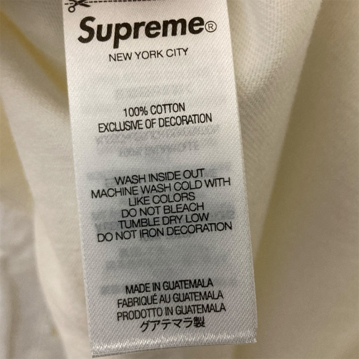 26SSWashed Handstyle S／S TopTシャツ